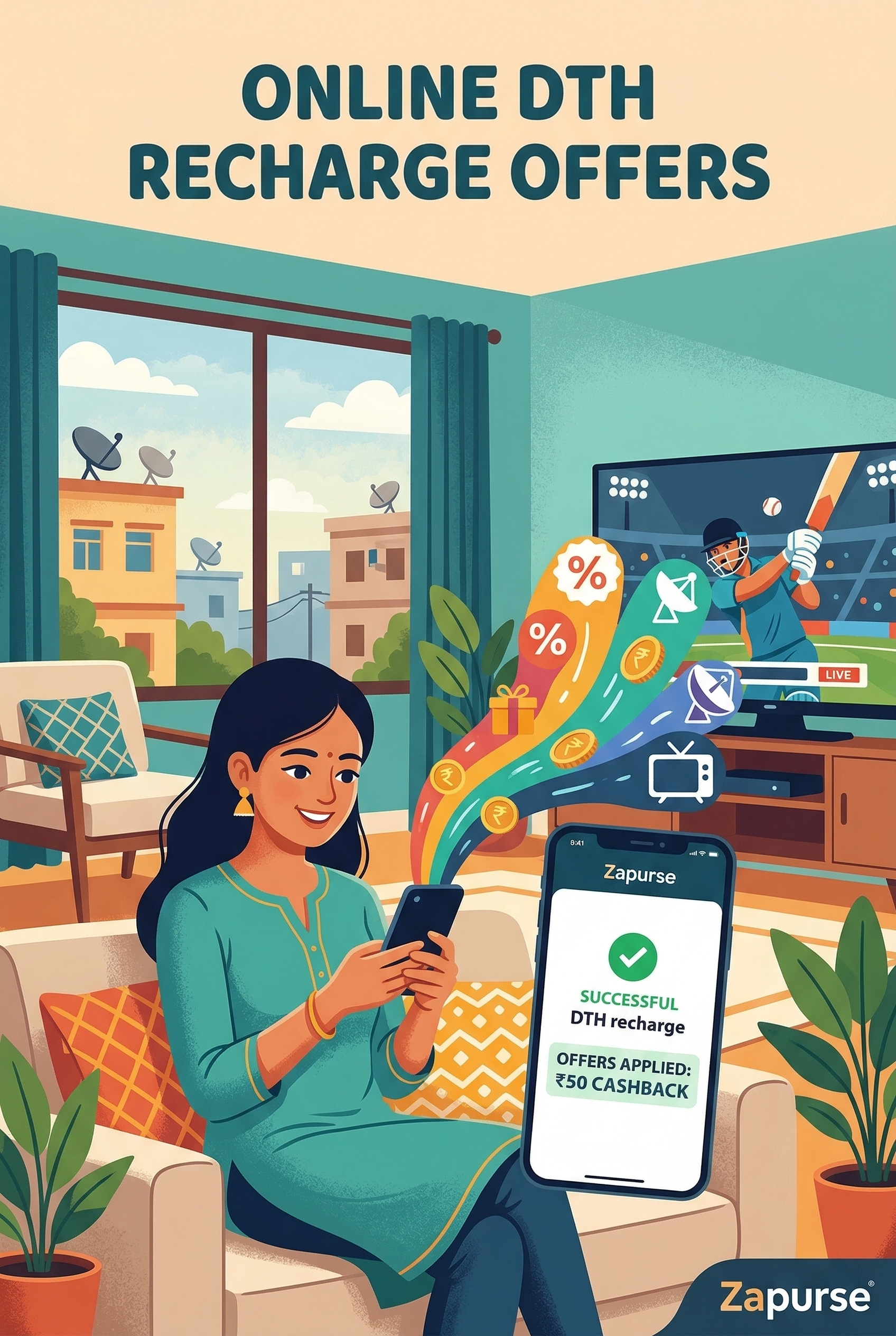 Online DTH Recharge Offers